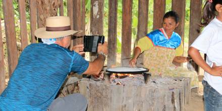 El casabe es considerado el pan fresco de la Amazonía ecuatoriana 