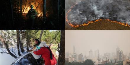 El humo de los incendios en Brasil y Bolivia "asfixia" Suramérica