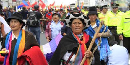 La marcha indígena llega hoy hasta El Arbolito