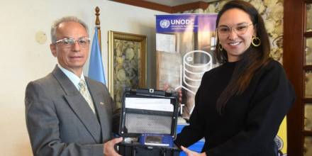 Ecuador recibió donación de UNODC para combatir el narcotráfico