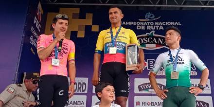 Jonathan Narváez y Miryam Núñez, campeones nacionales de ruta