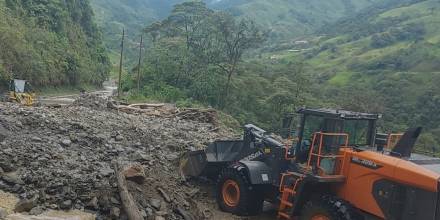 La vía Zamora-Loja está cerrada en varios sectores por las lluvias