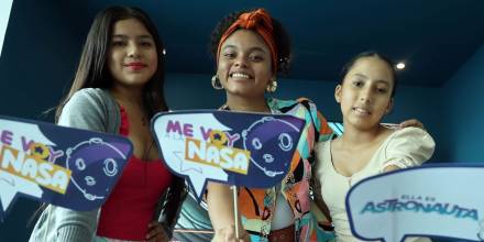 3 niñas ecuatorianas conocerán la NASA