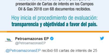 25 empresas interesadas en licitación de campos petroleros de Ecuador