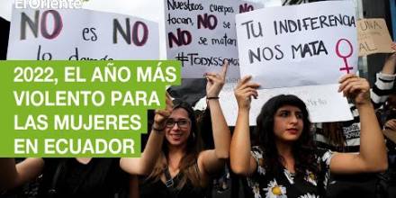 2022, el año más violento para las mujeres en Ecuador