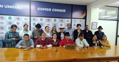 La Conaie anunciará el 7 de marzo su postura para la segunda vuelta