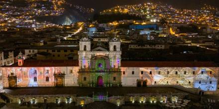 El Centro de Quito se iluminará con un espectáculo de proyecciones