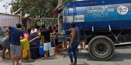 Cortes de agua potable en Guayaquil y Durán durante el apagón 