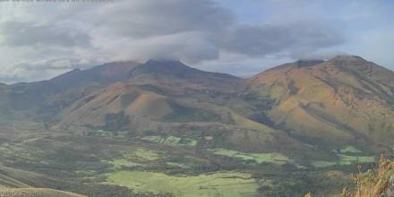 El volcán Chiles registra enjambre sísmico en frontera de Ecuador y Colombia