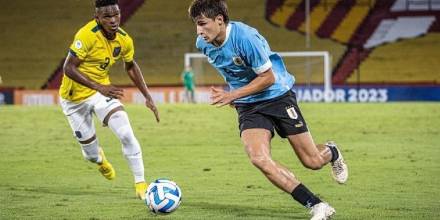 Ecuador cayó 0-2 con Uruguay en el Sudamericano Sub-17