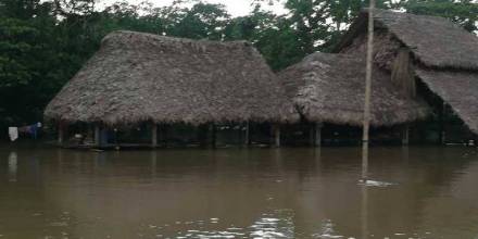 294 familias afectadas por lluvias en Pastaza