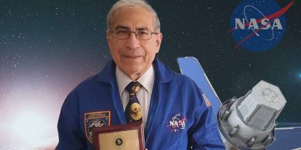 José Granda recibió reconocimiento de la NASA