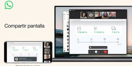 WhatsApp permite compartir pantalla durante una videollamada