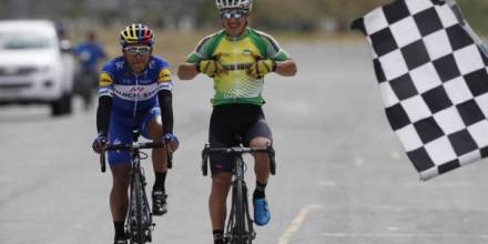 Jefferson Cepeda ganó en Yahuarcocha con una bicicleta prestada 