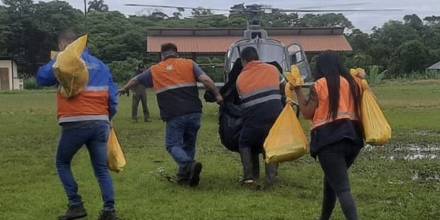 Familias de Morona, Cañar y Azuay recibieron asistencia