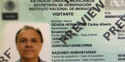 Exsuperintendente Carlos Ochoa recibe refugio en México