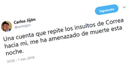 Periodista es amenazado de muerte
