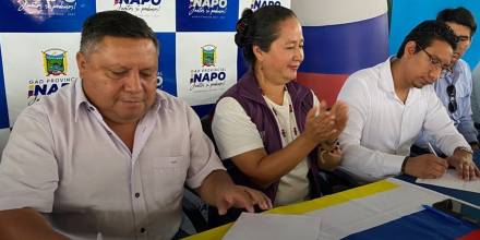 Napo: Un convenio se firmó para mejorar la vía E436 Los Zorros