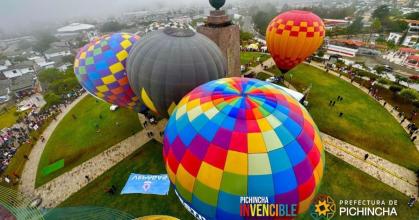 El III Festival de Globos Aerostáticos se realizó en la Mitad del Mundo