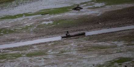 El gran afluente del río Amazonas alcanza su menor caudal de la historia