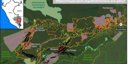 La minería ilegal ha devastado 30,800 hectáreas en la Amazonía peruana