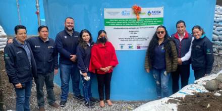 Cuyuja y Papallacta recibieron sistemas de agua potable