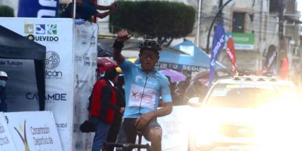 Wilson Haro baja del liderato a Lenín Montenegro en la vuelta ciclística