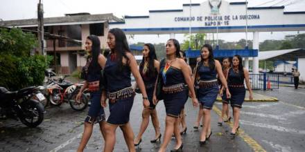 Policías amazónicas al mando