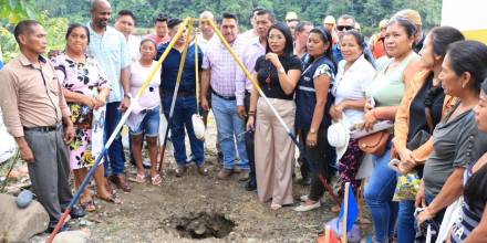 Misahuallí: la primera piedra del puente fue colocada