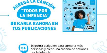 Karla Kanora y Unicef lanzan canción para promover derechos de la niñez