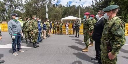 Autoridades de Ecuador y Colombia se reúnen en Rumichaca para analizar situación de la frontera