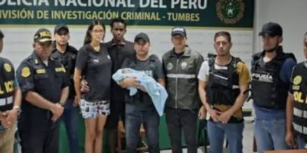 Un bebé raptado en Ecuador fue rescatado por la Policía en Perú