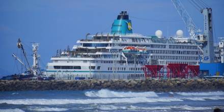 Manta recibió al primer crucero del año