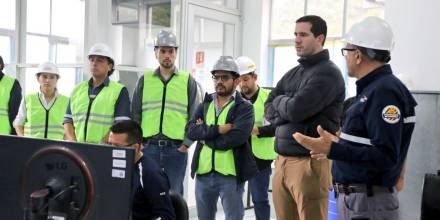 Luque verificó la operación de Coca Codo Sinclair