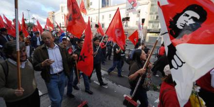 Sindicatos marchan para preparar “paro nacional” contra el gobierno