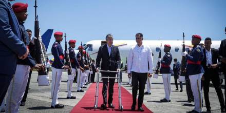 Lasso llegó a Santo Domingo para la Cumbre Iberoamericana