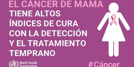 El cáncer de mama es la tercera causa de muerte en mujeres en Ecuador 