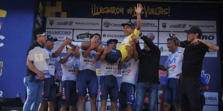 Richard Huera se coronó campeón de la vuelta a Ecuador