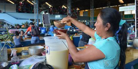 Asociación de mujeres shuar y kichwa ofertan comidas en mercado de Puyo