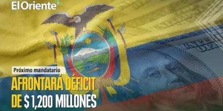 ¡Al nuevo mandatario de Ecuador le faltarán $ 1.200 millones de presupuesto!