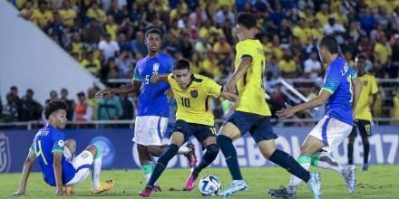 Ecuador sorprendió a Brasil y empató 2-2 en el Sudamericano Sub-17