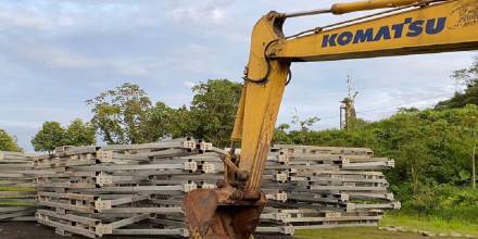 El ensamblaje del puente de Río Blanco está en marcha