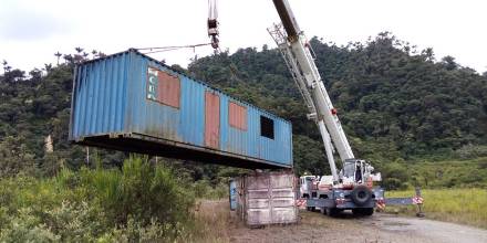 Inicia la construcción de dique en el río Coca