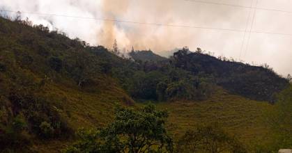 La UE entregó ayuda a poblaciones afectadas por incendios en Loja