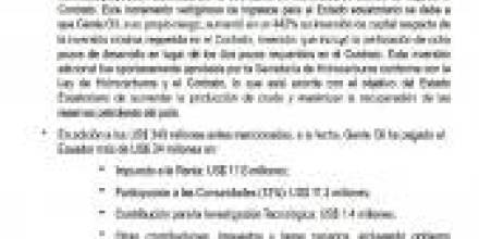 Demanda arbitral de Gente Oil a Ecuador por caso Singue