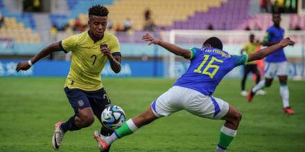 Ecuador cayó 1-3 frente a Brasil y quedó afuera del Mundial Sub-17