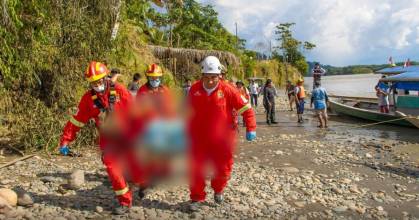 Perú: 8 personas murieron en el naufragio de una canoa en la Amazonía