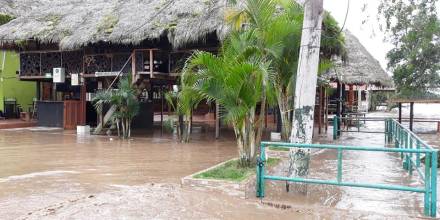 El caudal del río Aguarico en Sucumbíos crece de manera alarmante