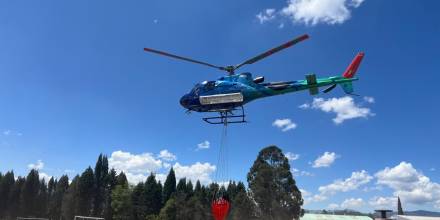 Las empresas mineras se unen contra los incendios en Azuay y Loja 