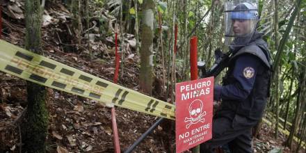 3 minas antipersonales abandonadas fueron destruidas en Nariño